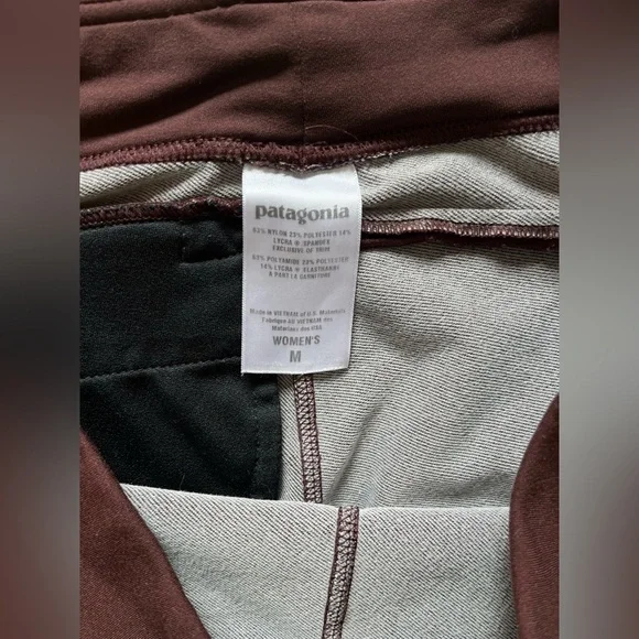 Patagonia Cool Wear Flare Refective Leggings Sz M Purple Wide Leg Athletic wear - Picture 2 of 12